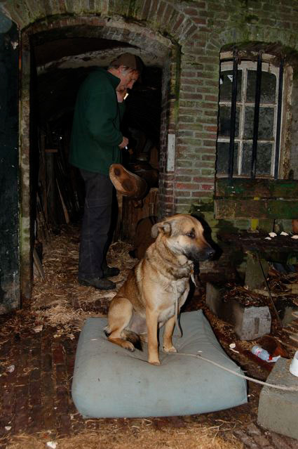Jules Enneking en hond
